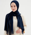 GIRLS NAVY HIJAB (MODAL MATERIAL)